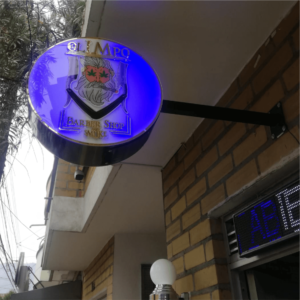 Aviso luminoso redondo