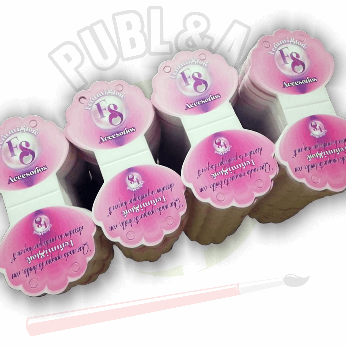 Tarjetas y Etiquetas troqueladas en mate y reserva UV - Imagen 2