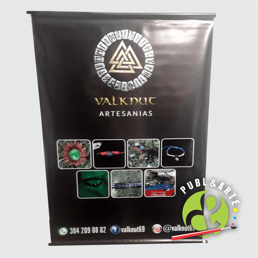 Pendon publicitario full color – Económico. - Imagen 2