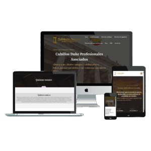 Ejemplo sitio web de abogados, hecha por publyarte